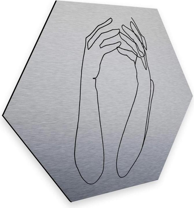 Actual product image Trenddeko Silver Effect - Desperate (35 x 30 cm)