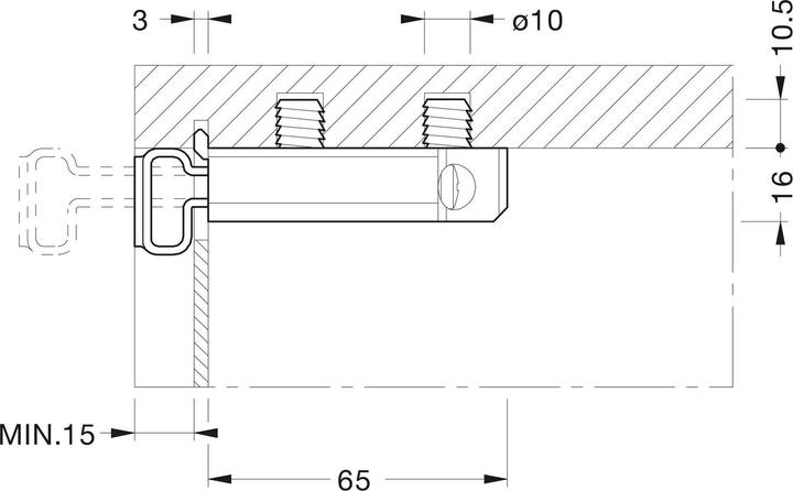 Image du produit Camar Dispositifs de suspension gche blanc, à (1 pcs)