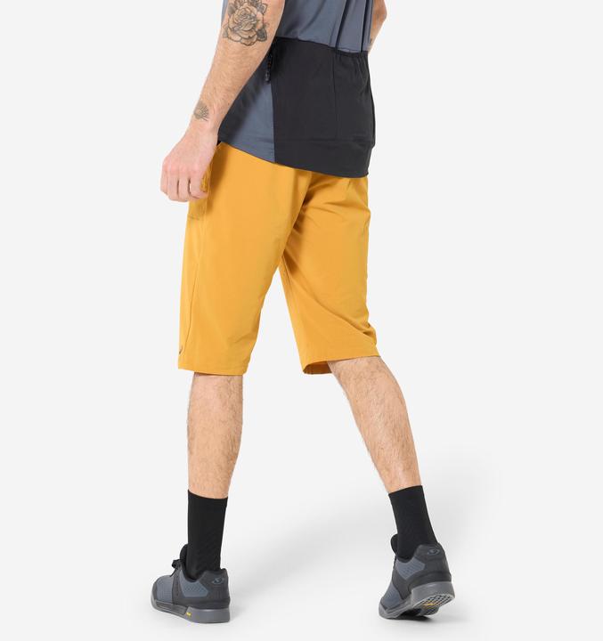 Image du produit Rockrider Short vélo unisexe réspirant, Ochre (L)