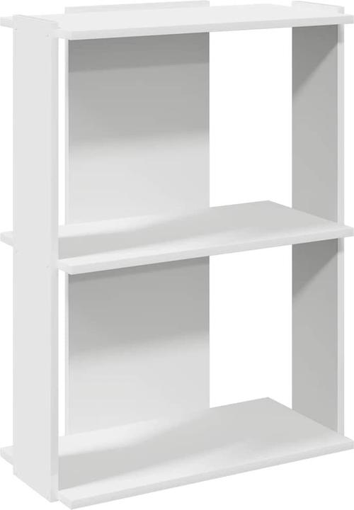 Image du produit VidaXL Bibliothèque 3 étagères Blanc 60x30x80 cm Bois composite (60 x 30 x 80 cm)