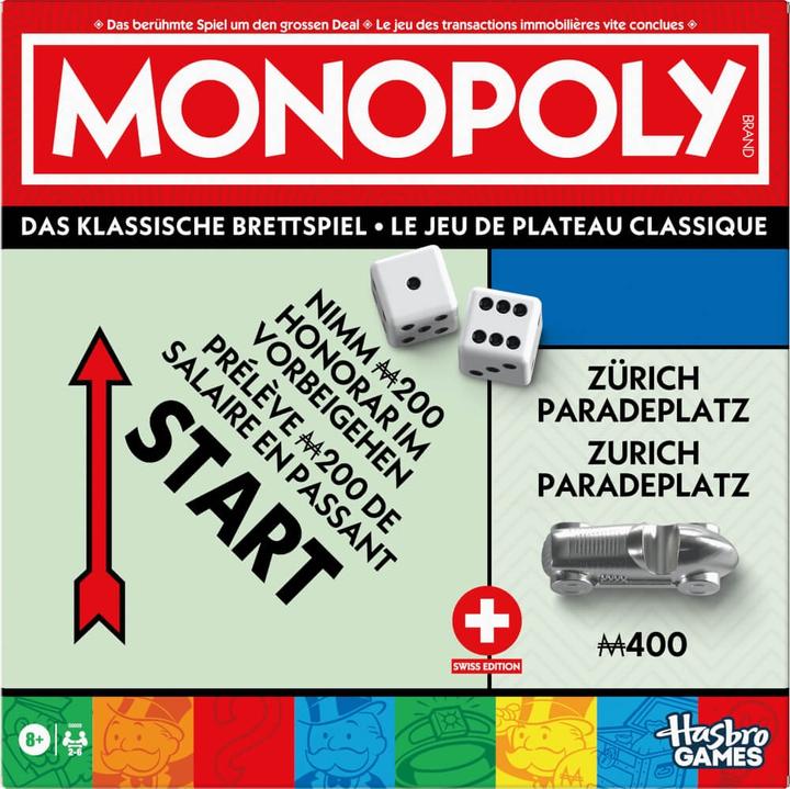 Immagine prodotto Hasbro Gaming Hasbro Monopoly Classic Refresh Svizzera (Svizzero-tedesco)