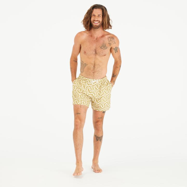 Image du produit Olaian Short de bain surf 100 Court 15" Homme - Psychodam (XXL)