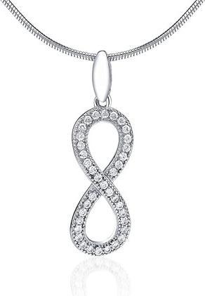 Produktbild Silvego Silver Infinity pendant with micro zircons JJJP0454 (925 Sterling Silber)