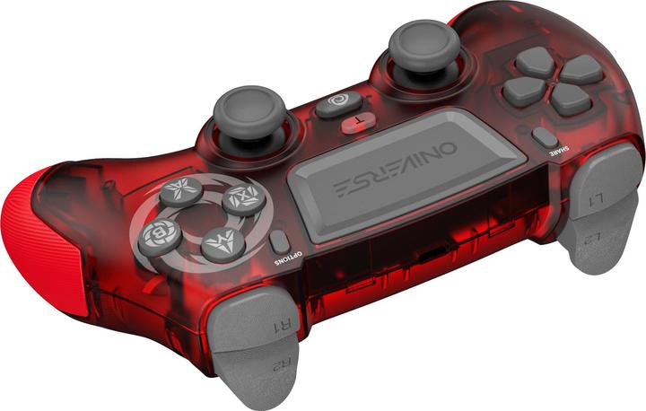 Actual product image Oniverse Revolt Grey, Red Bluetooth Gamepad Analogue / Digital PC, PlayStation 4 (PC, PS4)