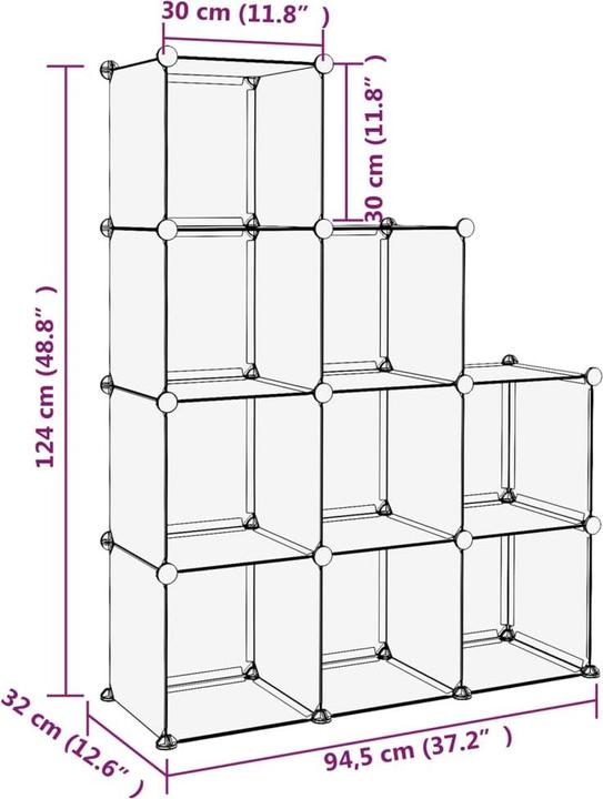 Image du produit VidaXL Shanta (94.5 x 32 x 124 cm)