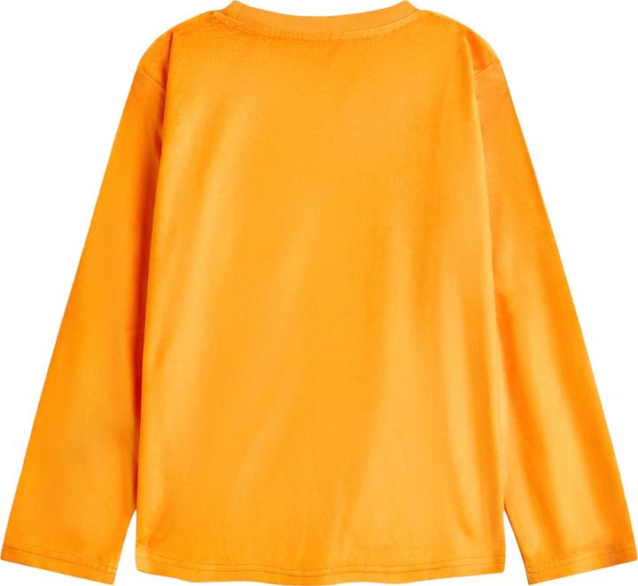 Actual product image Garfield Womens/Ladies Big Face Fleece Long-Sleeved Long Pyjama Set (L)