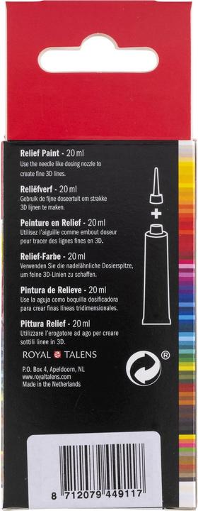 Actual product image Amsterdam Relief paint 801 (Gold, 20 ml)