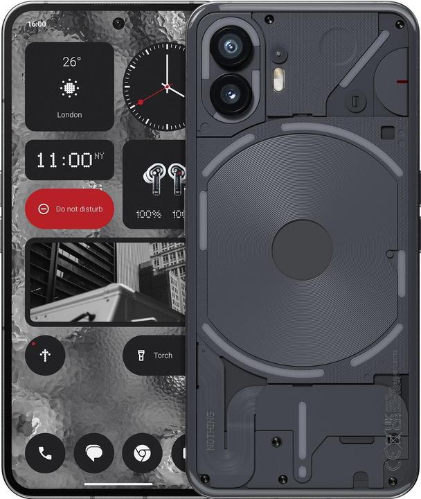 Produktbild Nothing Phone (2) (128 GB, Grau, 6.70", Dual SIM, 50 Mpx, 5G)