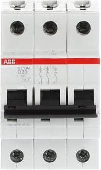 Immagine prodotto ABB S203M-D20 Interruttore automatico D-Char., 10 2CDS273001R0201