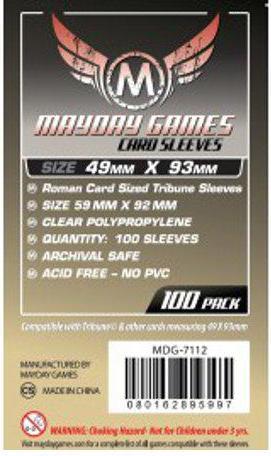 Actual product image Mayday Games Bustine Roman Sized Tribune (49x93mm) - #100