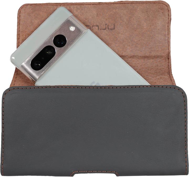 Image du produit Honju horizon Étui ceinture en cuir lisse pour smartphones Google (Google Pixel 6a, Google Pixel 6, Google Pixel 7, Google Pixel 6 Pro, Google Pixel 7a, Google Pixel 7 Pro)