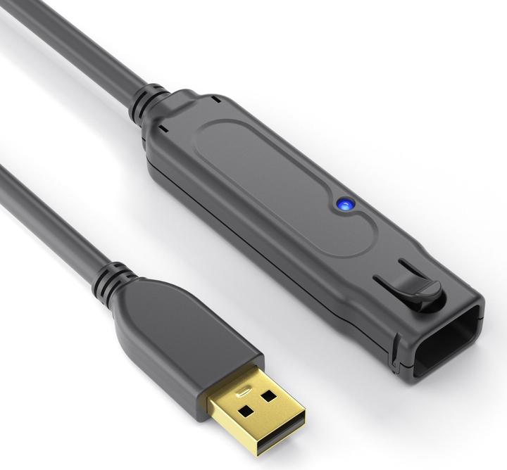 Purelink USB 2.0 extension cable DS2100-300 30 m (30 m, USB 2.0)