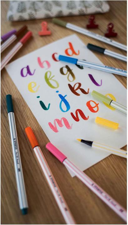 Image du produit STABILO Pen 68 Brush 30 - Bleek Vermiljoen (Rouge, Jaune, Jaunir, 1 x)