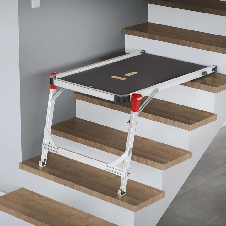 Image du produit Hailo TP1, Palier d'escalier, La solution innovante et sûre pour rénover et décorer votre cage d'escalier (Plate-forme de travail, 93 cm)