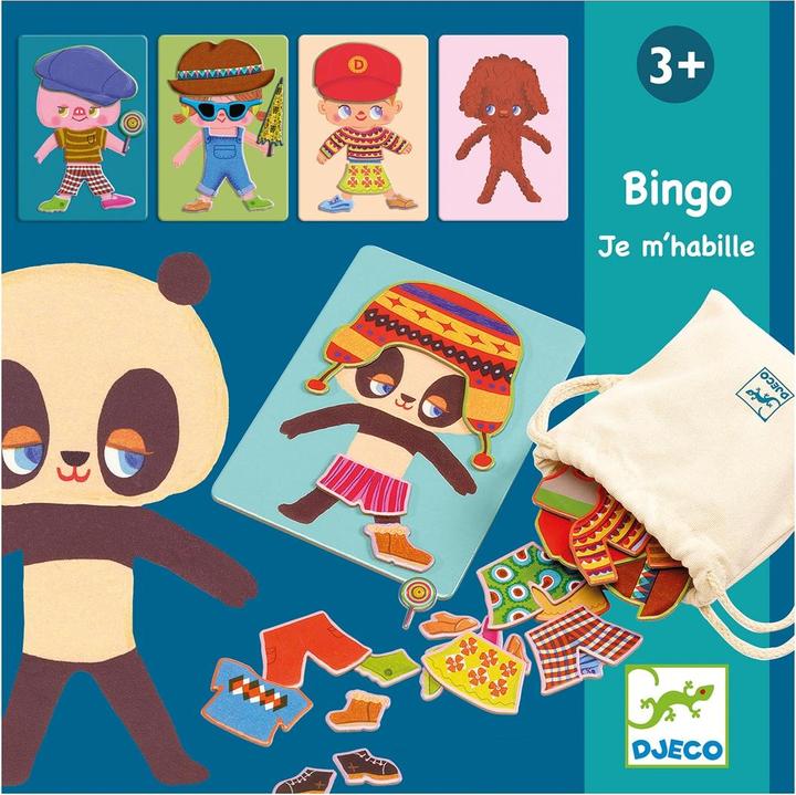 Produktbild Djeco Bingo Ich kleide mich an (Multilingual)