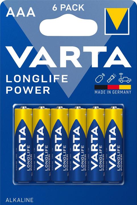 Actual product image Varta Longlife Power (6 pcs., AAA, 1260 mAh)