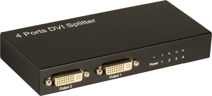 Actual product image EFB Elektronik DVI Monitor Splitter 4-Port, supports HDCP