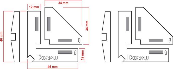 Image du produit Donau Kit d'équerres de modélisme