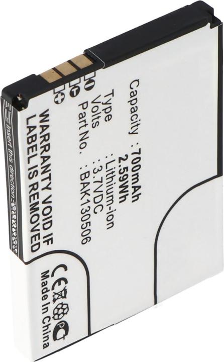 Actual product image AccuCell Battery AVM Fritz Fon M2, Fritz! Fon M2, FRITZ!FON C4, BAK130506, Fritz!Fon M2