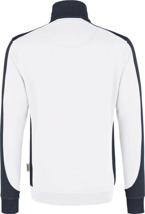 Produktbild Hakro Zip-Sweatshirt Contrast Performance weiss/anthr. 5XL (5XL)