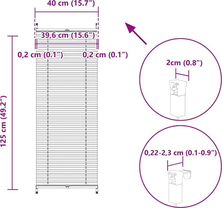 Image du produit VidaXL Eward (40 x 125 cm)