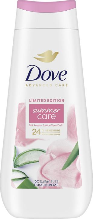 Dove Limited Edition summer care Duschcreme mit Rosen- & Aloe Vera Duft 225ml (225 ml)