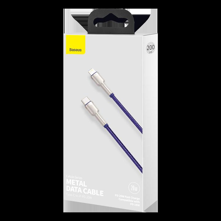 Produktbild Baseus Cafule Series USB-C cable for Lightning, 20W, 2m (purple) (2 m, USB 2.0)