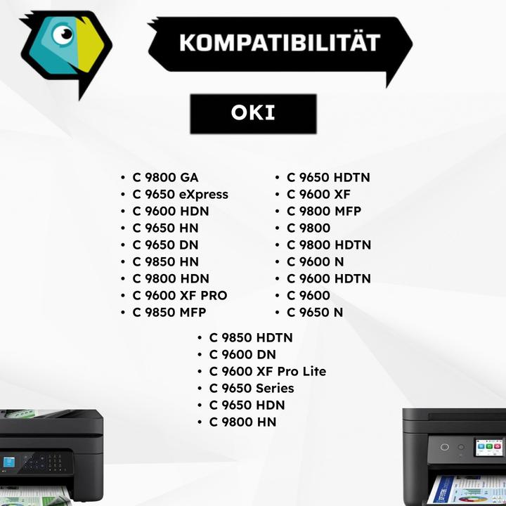 Produktbild Inkadoo Toner kompatibel zu OKI 42918913 / C9650 Toner, gelb Gelb (Y)