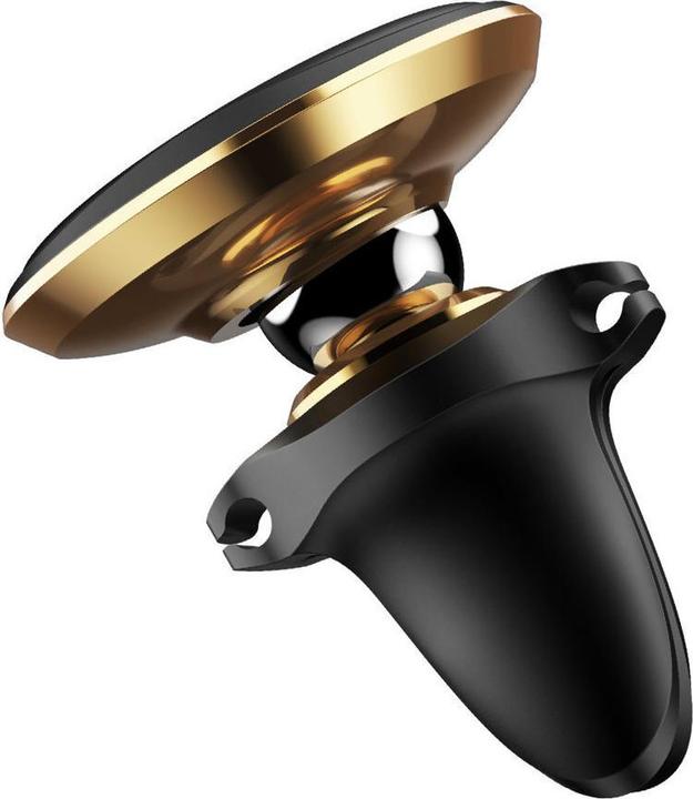 Produktbild Baseus Magnetic Air Vent Car Mount Holder with cable clip Gold