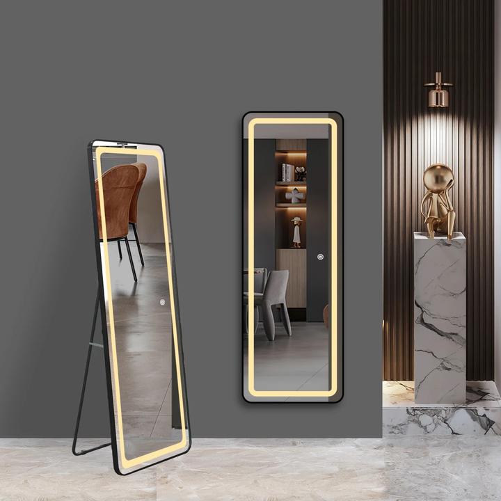 Produktbild SPC Standspiegel mit LED (40 x 150 cm)