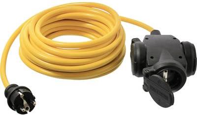 Immagine prodotto As - Schwabe 61455 Cavo di alimentazione giallo 5 m (3 x, CEE 7/3, 5 m)