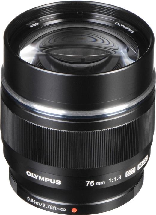 Actual product image Olympus OM System M.Zuiko ED 75mm 1:1.8 (Micro Four Thirds, Micro Four Thirds)