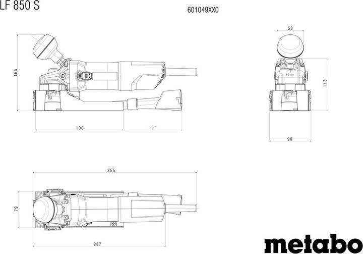Nutritional values and ingredients Metabo LF 850 S