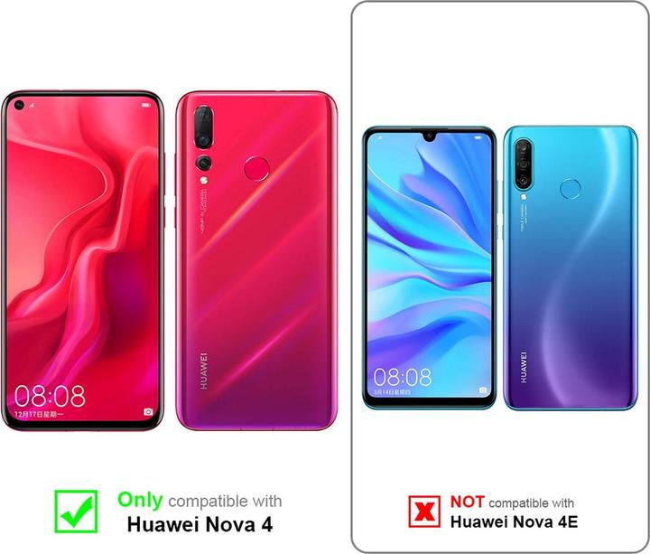 Actual product image Cadorabo Flower Book Cover (Huawei Nova 4)