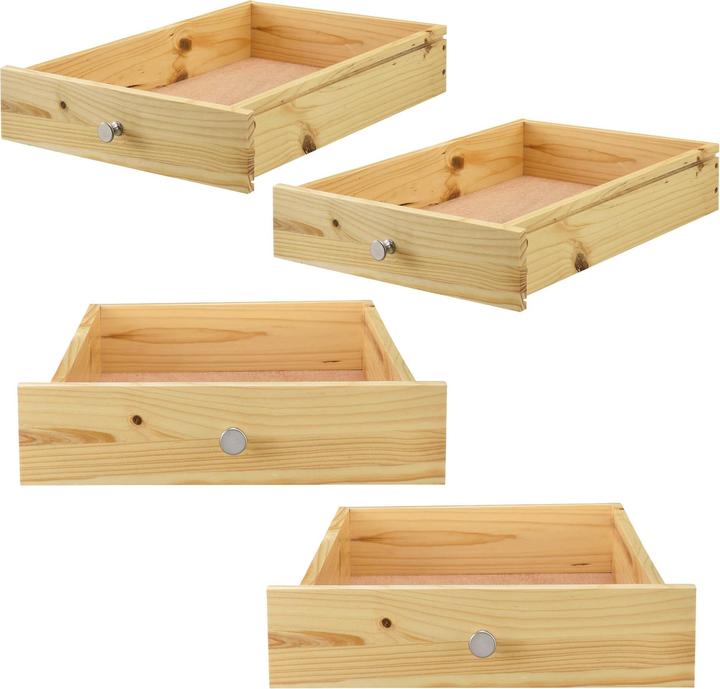 Actual product image En.Casa 4x drawers for Euro pallets