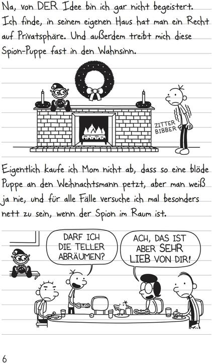 Actual product image Gregs Tagebuch 6 - Keine Panik (German, Jeff Kinney., 2011)