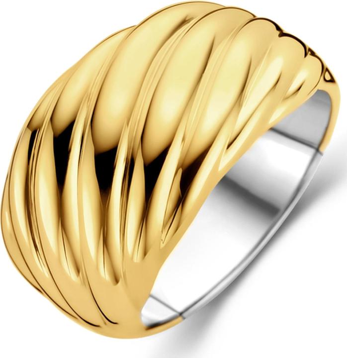 Immagine prodotto Ti Sento Milano Anello con linee placcato oro 12238SY (56, 925 Argento)
