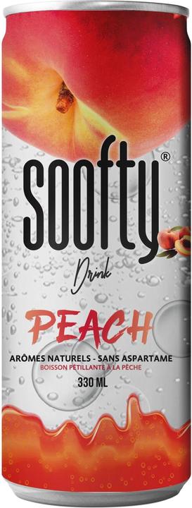 Actual product image Soofty Drink Soft-Drinks Pfirsich 24 x 0.33 l (24 x 33 cl)