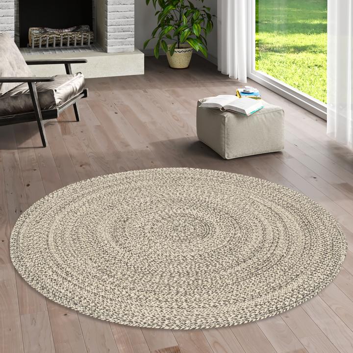Actual product image Pergamon Natural Fibre Rug Handmade Jute Kaya Round (200x200 cm)