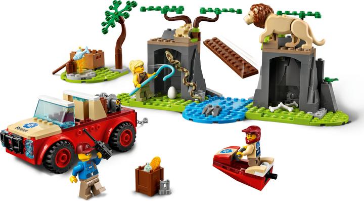 Actual product image LEGO City 60301 off road vehicle to rescue wildlife (60301, LEGO City)