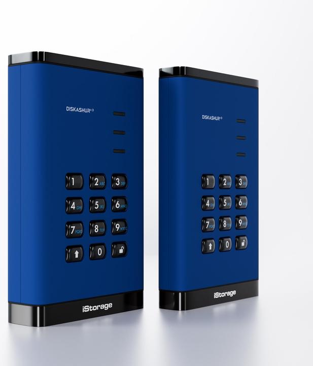 Produktbild iStorage diskAshur3 HDD 2TB - Blue (2 TB)