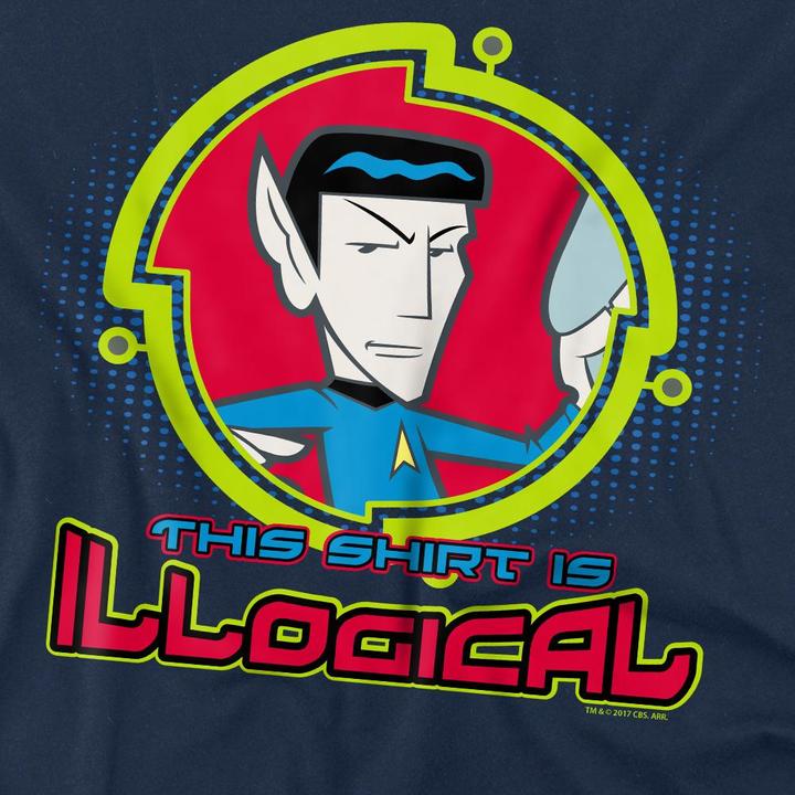 Immagine prodotto Star Trek Quogs Illogical Maglietta Uomo (L)