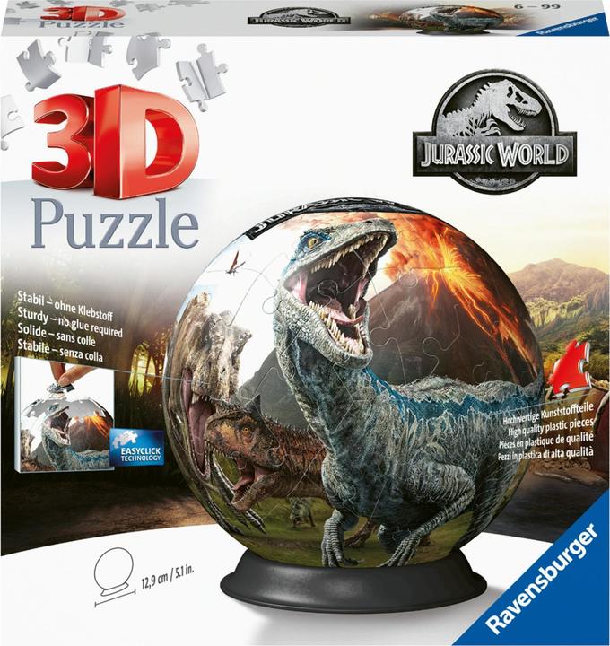 Produktbild Ravensburger Puzzle-Ball Jurassic World (72 Teile)