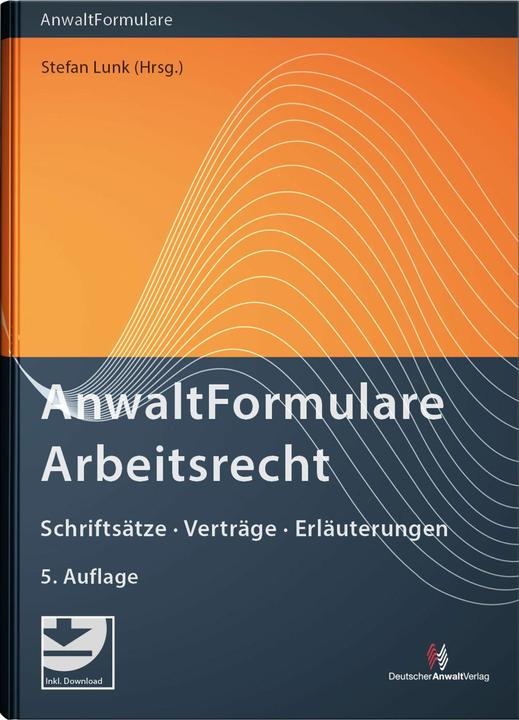 Produktbild AnwaltFormulare Arbeitsrecht (Deutsch, Marion/Brock, Becker, Susanne/Bernhardt, Martinua, 2024)