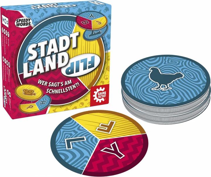 Produktbild Game Factory Stadt Land Flip (Deutsch)