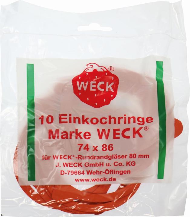 Produktbild Weck Gummiringe (10 Stk., 1 l)
