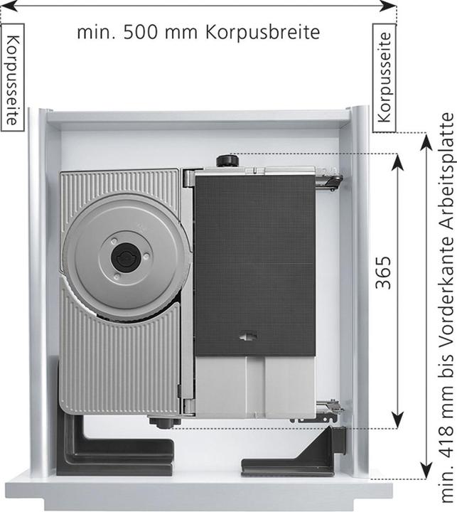 Produktbild Dr. Ritter Einbau-Allesschneider AES 62 SL/-H und AES 62 SR/-H