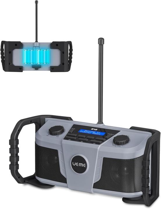 Actual product image Ueme Baustellenradio mit DAB+ und Bluetooth (DAB+, Bluetooth)