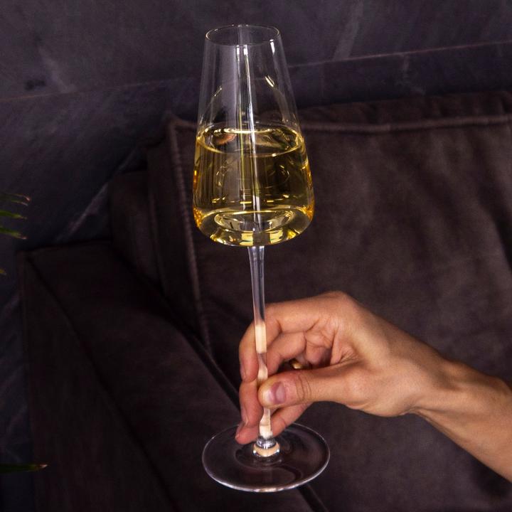 Image du produit Intirilife Lot de flûtes à champagne 220ml (22 cl, 4 Verres, Flûtes à champagne)