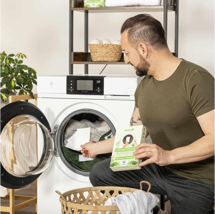 Immagine prodotto Washo Strisce di lavaggio Made in Germany (60 Cicli di lavaggio, Salviette)